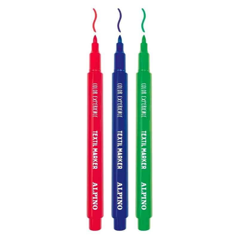Alpino Set de Rotuladores Textiles Color experience de 10 colores - Imagen 2