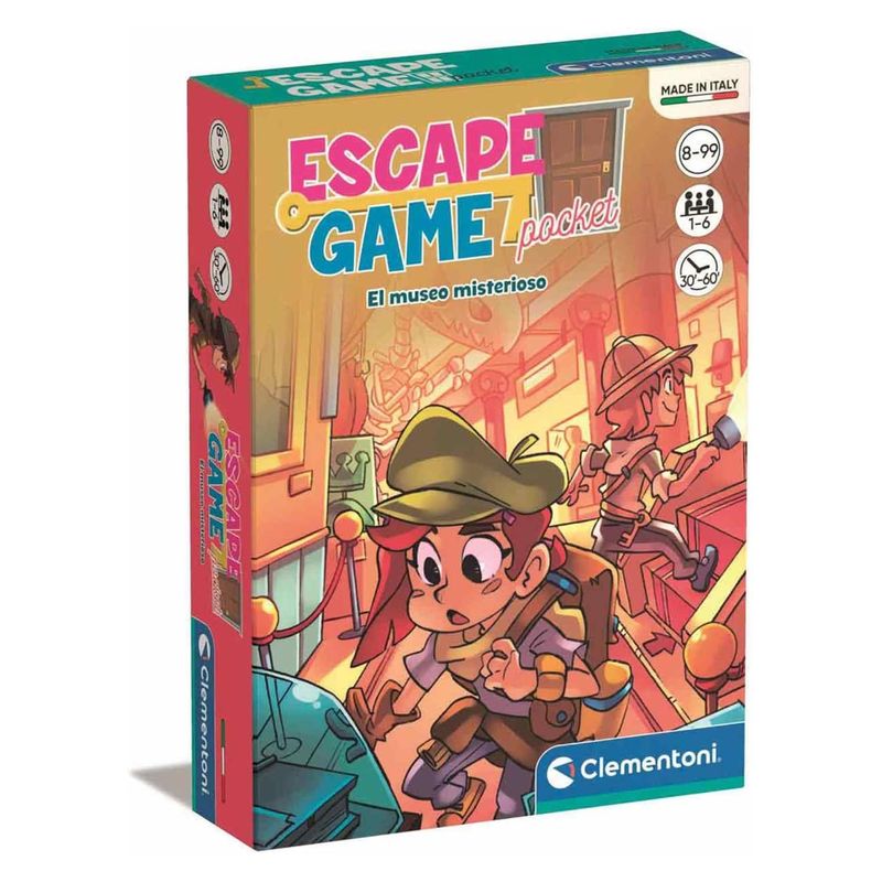 Escape Game Pocket El museo misterioso juego infantil Clementoni 55462
