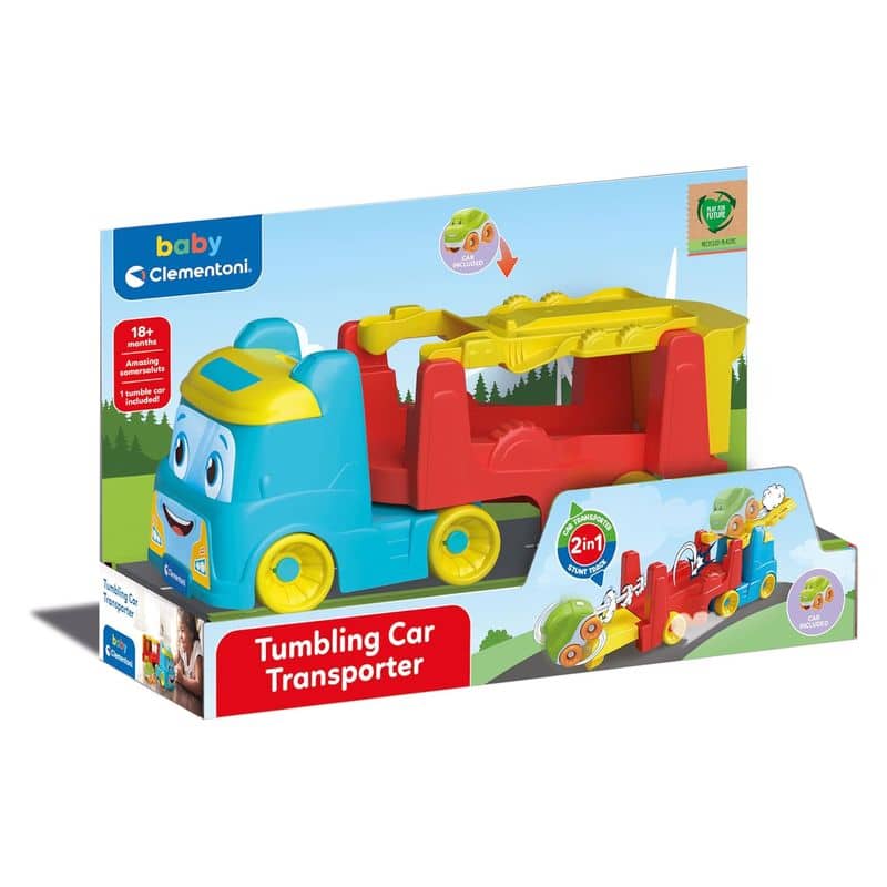 Camión transportador Y pista para coche multicolor 17892