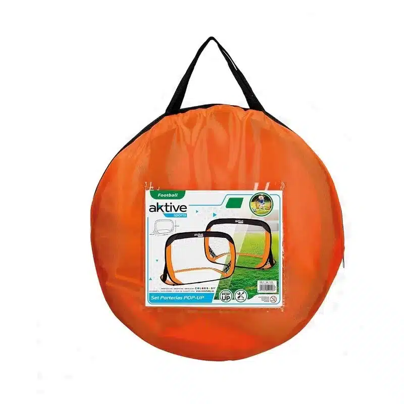 Set 2 Porterías de fútbol plegables para Aire Libre Aktive 54120 - Imagen 2