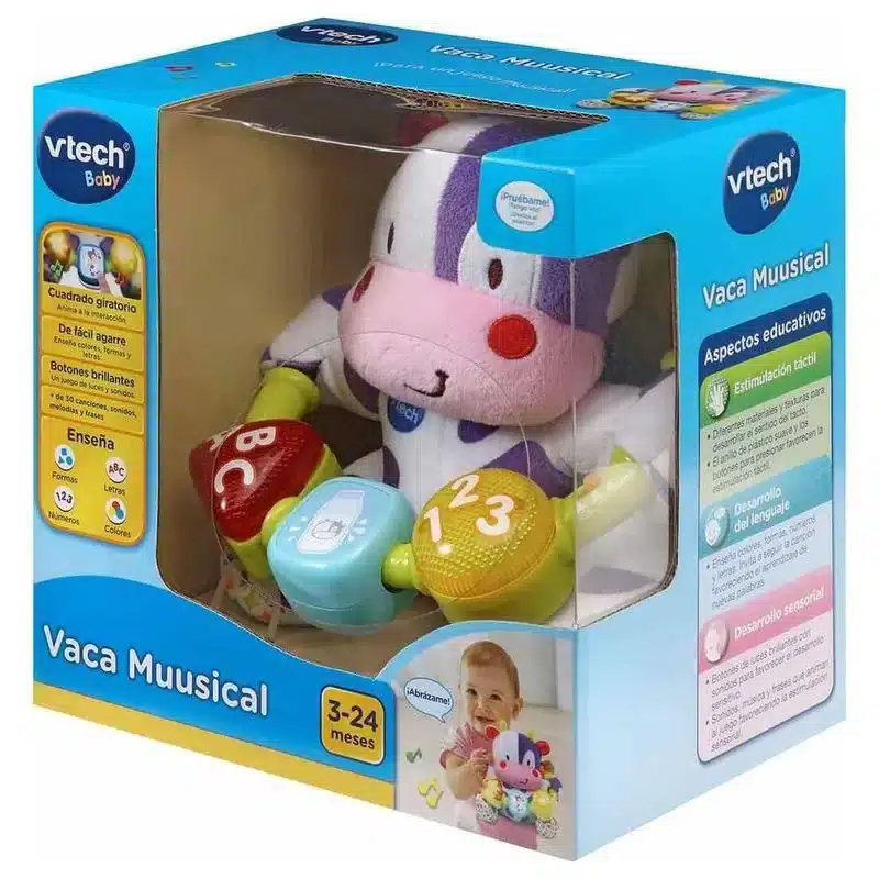 Peluche interactivo Vaca muusical suave 80-166022 VTECH - Imagen 2